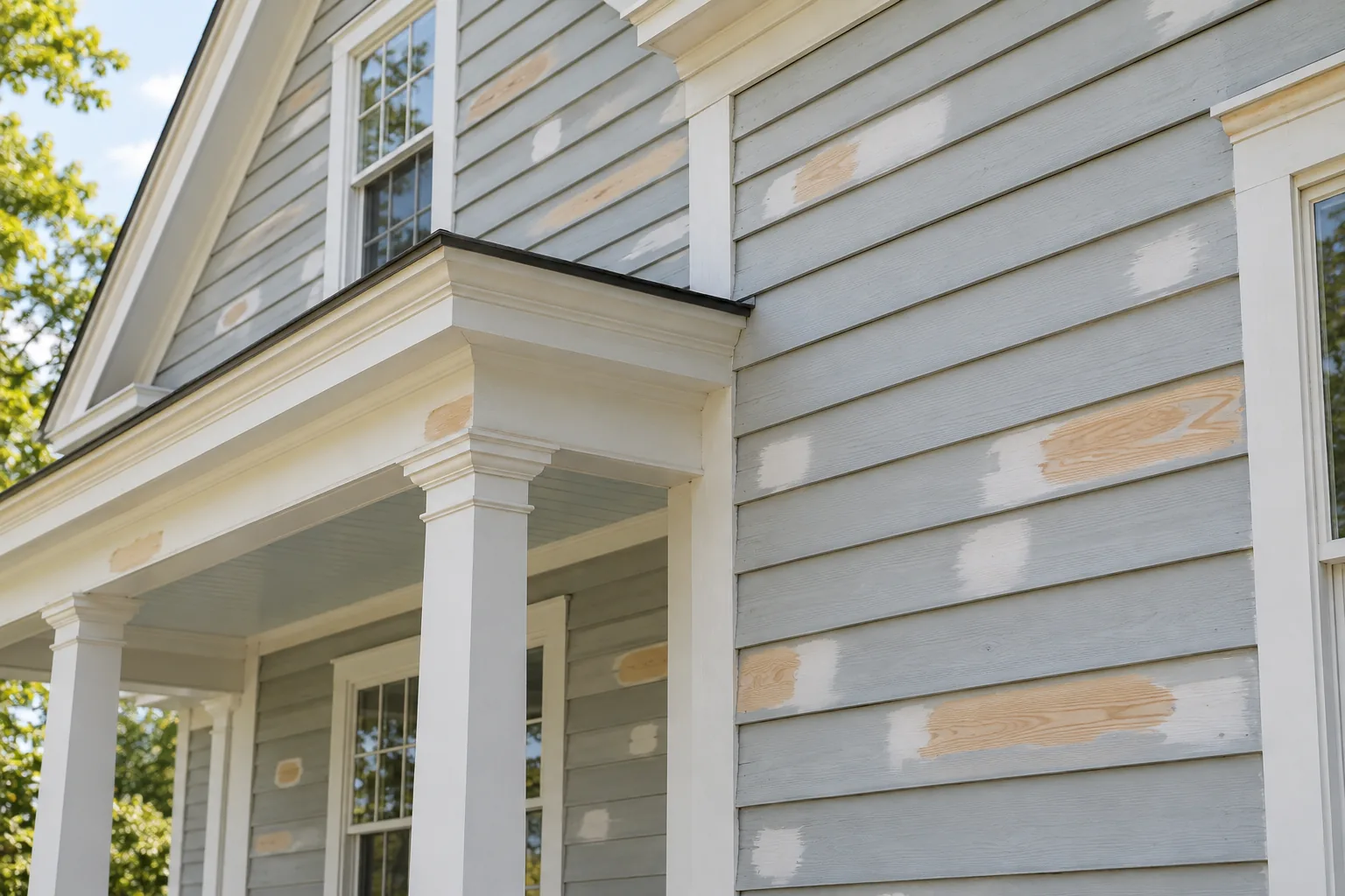 Illustrative image of exterior surface preparation