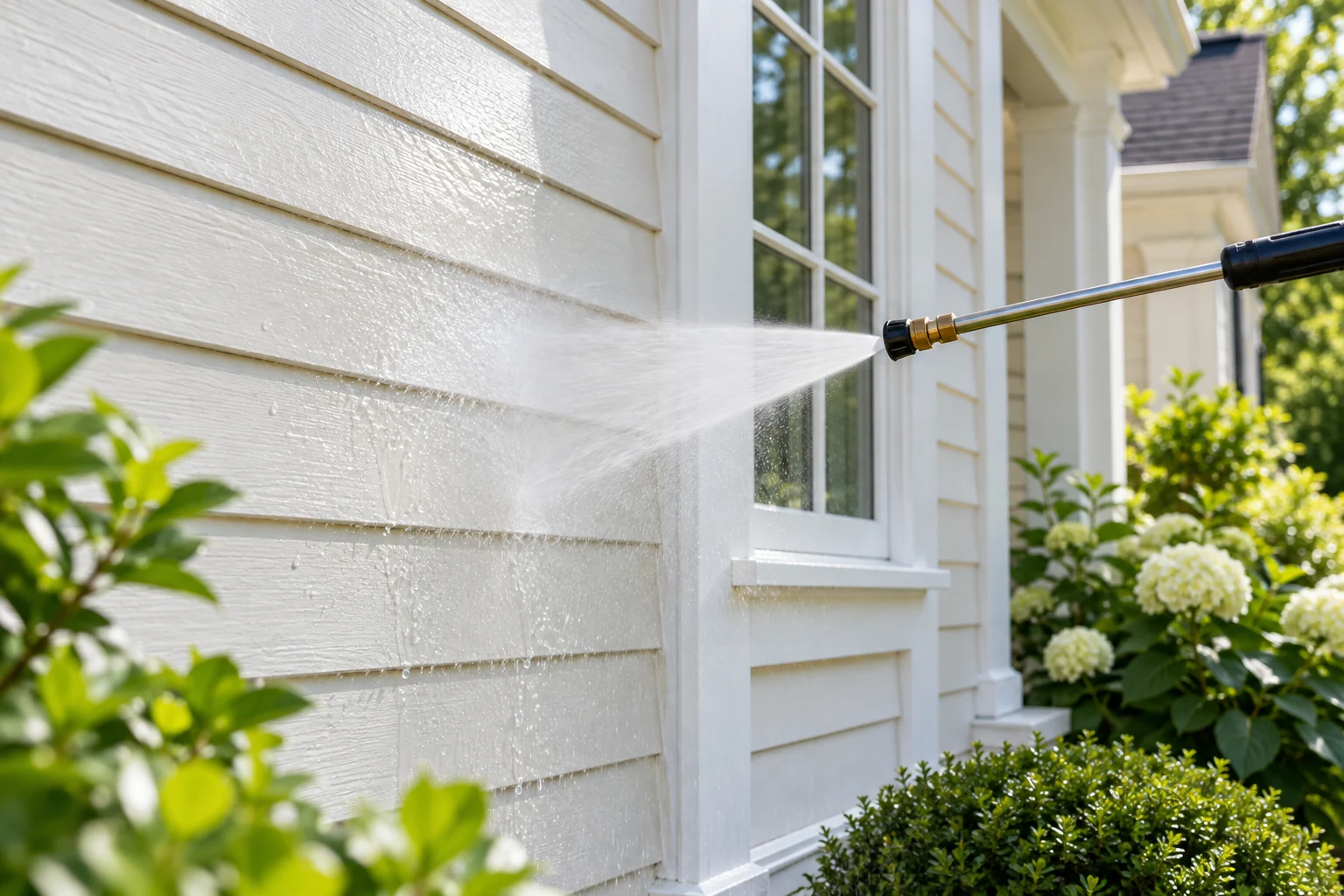 Illustrative image of power washing