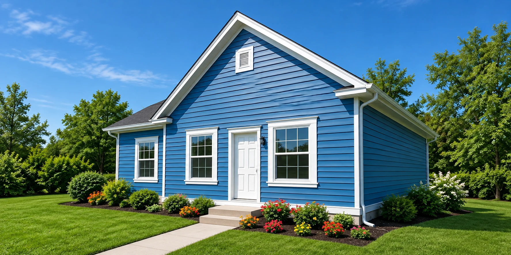 Illustrative image of vinyl & aluminum siding painting